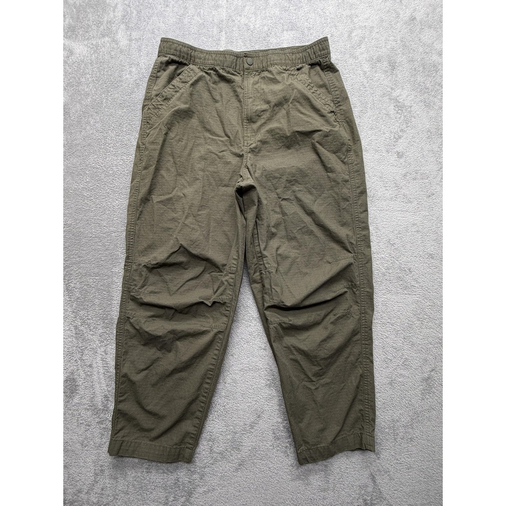 Timberland Pants Mens Measured 33x26 Green Jogger Relaxed Fit Pockets Canvas‎